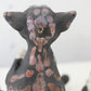 Birch & Smoke Smiling Raku Kitty