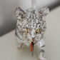 Snowball kitty - sculpture