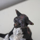 Birch & Smoke Smiling Raku Kitty